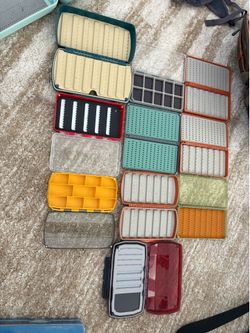 Fishpond, Umpqua, and Fulling Mill Fly boxes