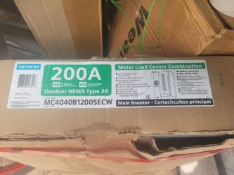 200 amp solar rated panel 40 space bottom or top feed