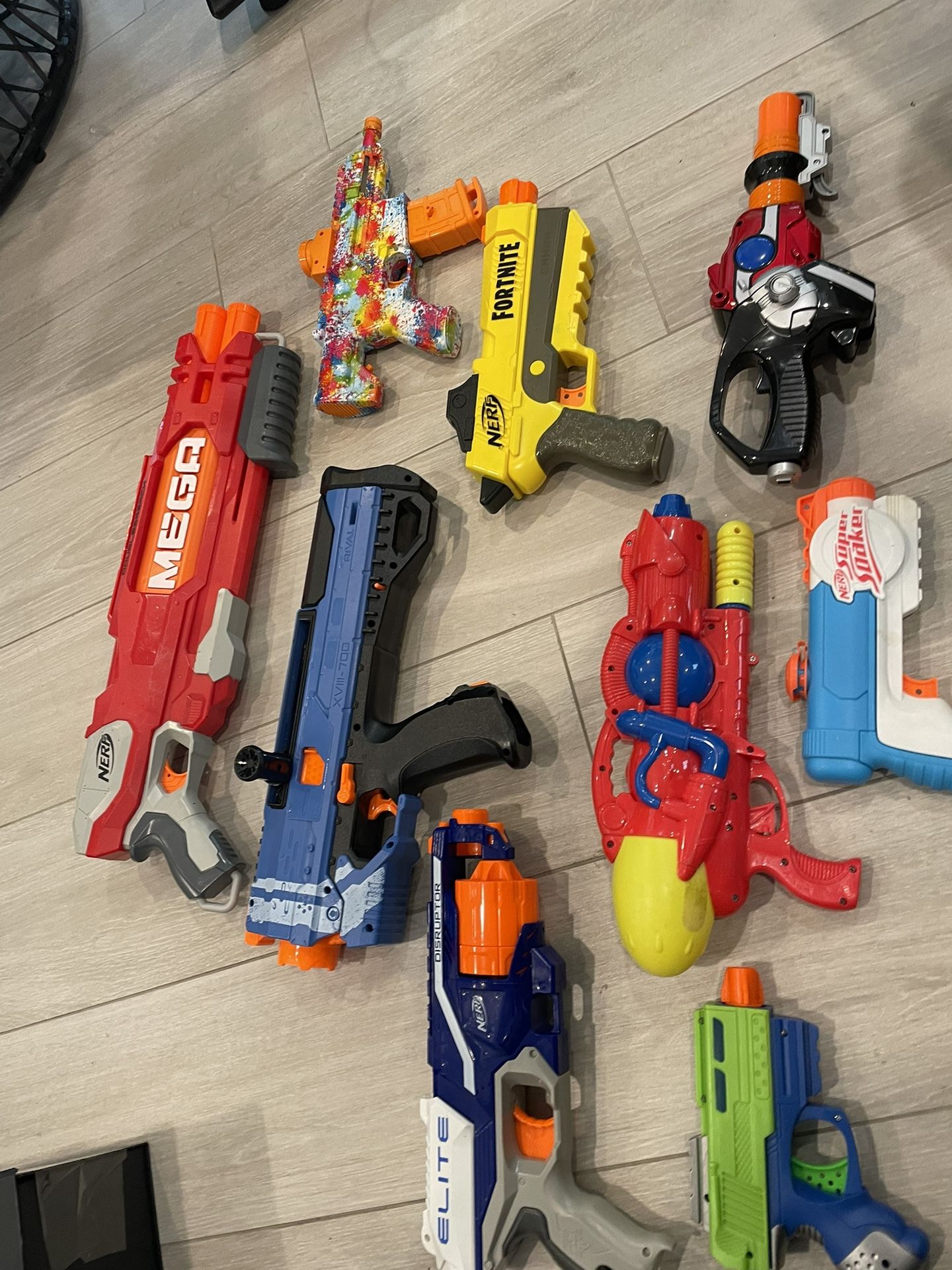 Assorted Nerf Guns