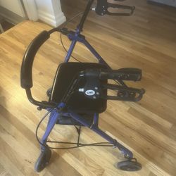 Walker w/ Brakes And Storage