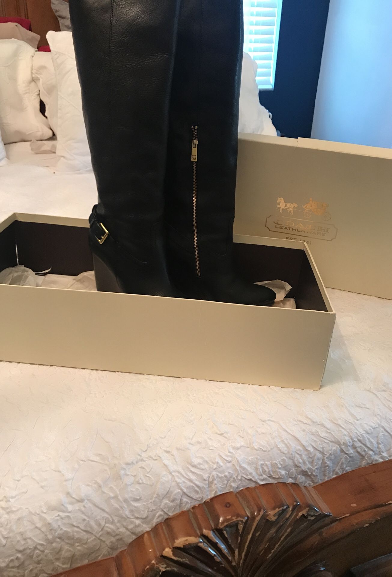 Coach leather boots,All Products : American Fashion Style Bags On Sale