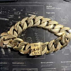 Big Dog Collar Gold Chain 