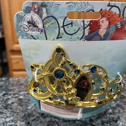Disney Princess Merida Brave Tiara Metal Headband Gems Play Crown.  Brand new on original card. 