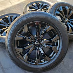 20" Ford Explorer ST New Gloss Black OEM Wheels and Tires