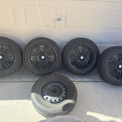 Honda Civic Rims And Tires With Spare
