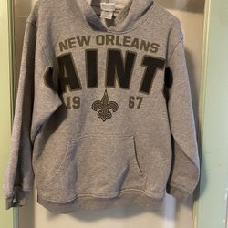 New Orleans Saints Youth Hoodie Size XLarge.  Authentic NFL Team Apparel