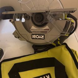 Ryobi 7 1/4 Inch Circular Saw With Lazer