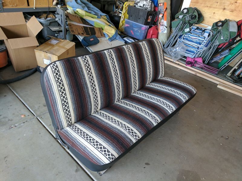 1967 - 1972 C10 Custom Mexican blanket bench seat