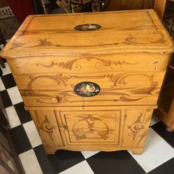 Antique Rare Primitive Pine Dough Box Also Know As Bakers Table.