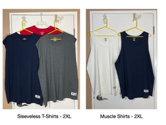 🏀⚽️🏉 MEN’S 2XL: Russell Athletic Sleeveless & Muscle Shirts 5 for $20 🏀⚽️🏉