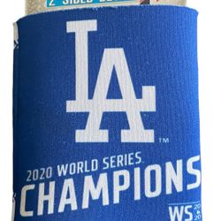 2020 Dodgers World Series Champions Can Cooler 2-sided 