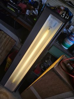 2 shop lights 110w plug and with a light switch. $20 each or both for $30