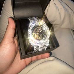 Reloj de Lujo Estilo Ice Out – Automático Skeleton 💎