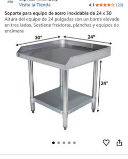 Mesa de acero inoxidable