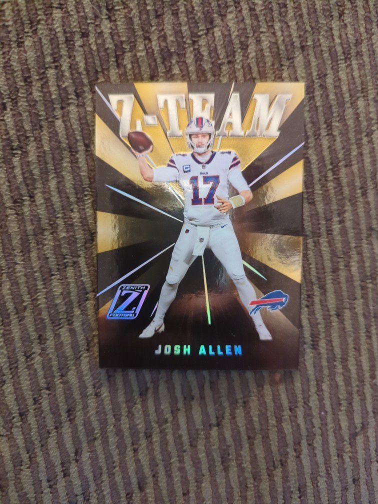 Josh Allen Z-Team 2022 NFL Panini Zenith - Rare Insert - ZT-5