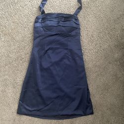Cute navy blue formal dress