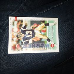 2001 Kurt Warner Jesus Card