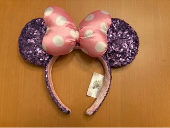 Disney Purple Sequin ears