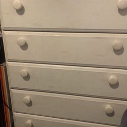 Brown Sectional Sofa With Ottoman /King Size Bed With two Chest.