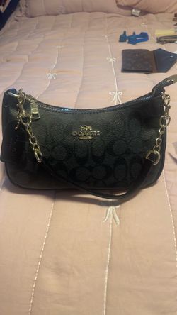 Black coach purse