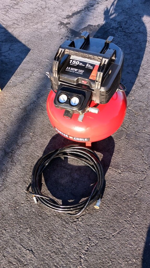 Compressor New Out Of The Box 150 Psi 6 Gall Hose Included, No Issues 100%
