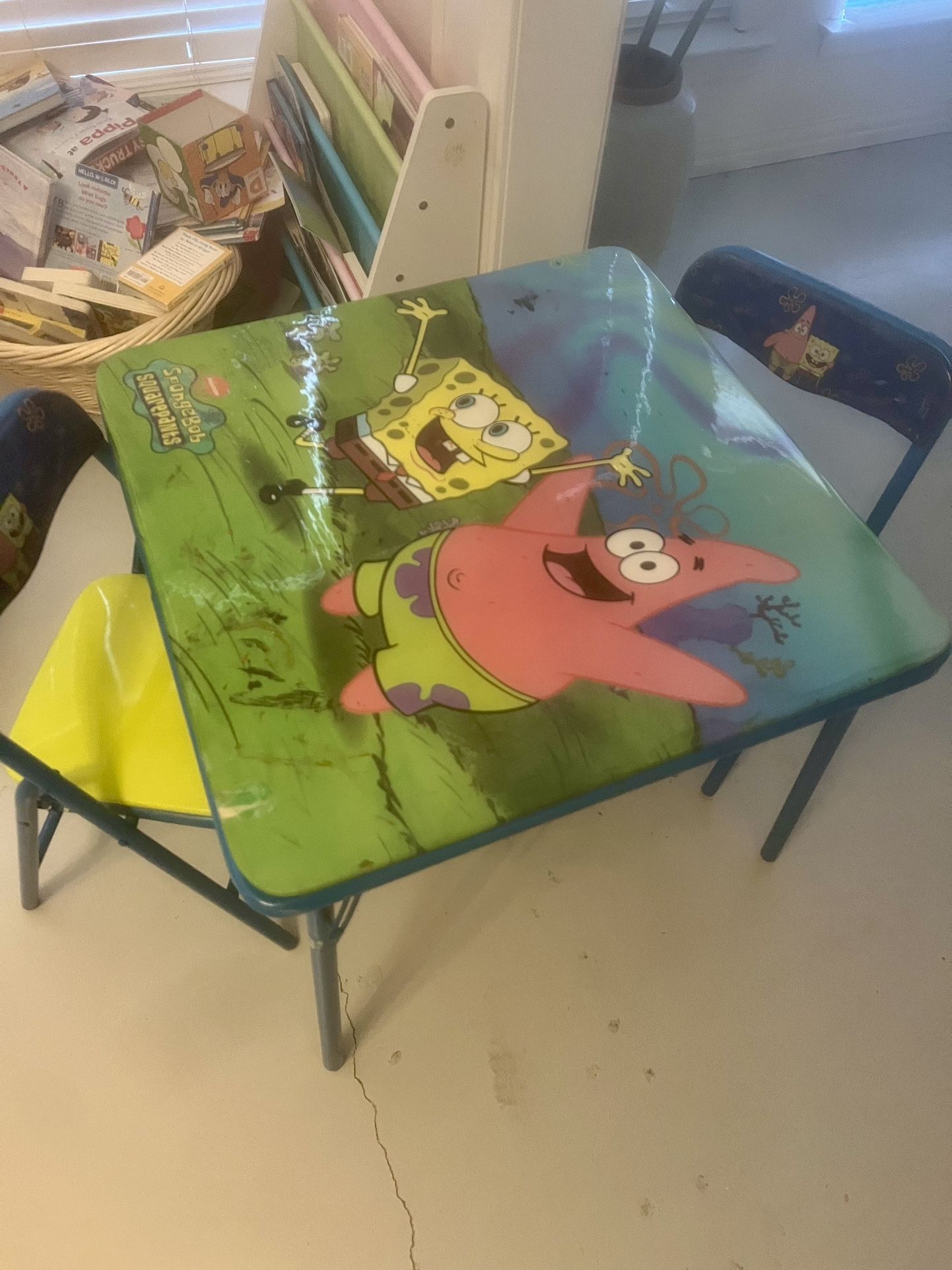 Spongebob Squarepants Printed Activity Table and Chair Set