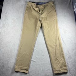 Charles Tyrwhitt Slim Fit Ultimate Non-Iron Chino Pant Men’s 36x32 Beige NWT #8F