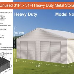 New Galvanized Metal Garages, Sheds & Carports