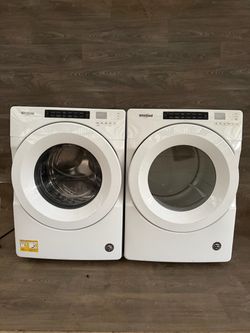 Whirlpool washer and dryer gas laundry set