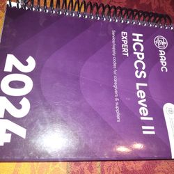 HCPCS LEVEL 2 CODE BOOK 2024