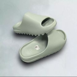 adidas gazelle silver green womens Yeezy Slide