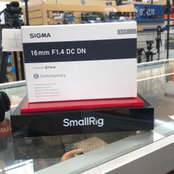 Sigma 16mm F/1.4 DC DN Contemporary Canon RF Pre Owned 