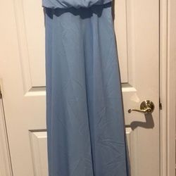 Baby blue maxi dress size 10 NEW