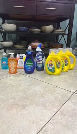 Tide, Lysol, Palmolive, Glade, Softsoap, Gain