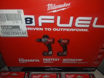 Milwaukee Brand new impact and drill set