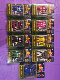 FULL SET Mighty Morphin Power Rangers Retro Morphin Power Rangers