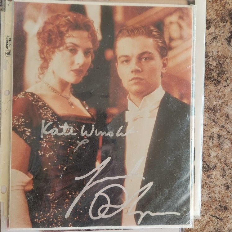 Titanic Movie Photo Signed Autographed 