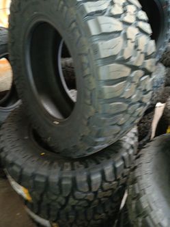New set of tires aplus mud terrain 33 1250 17