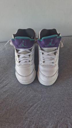 Air Jordan 5 Grape High-Top Sneakers