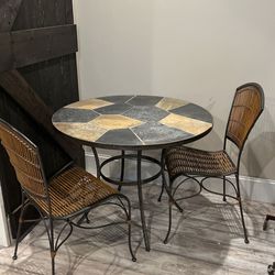 Bistro Table  With 2 Chairs