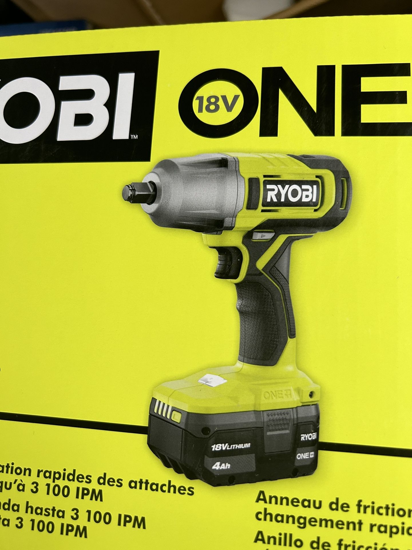1/2in Impact Wrench Ryobi