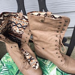 Boots. Converts To Ankle Boot. Or leave Tall.