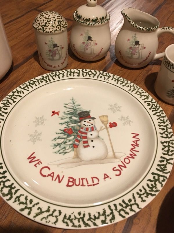Holiday place settings