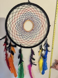 ‘20 Inch Multi Colored Dreamcatcher Handmade 