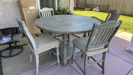 Table and chairs