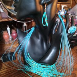 Turquoise Themed Jewelry Set