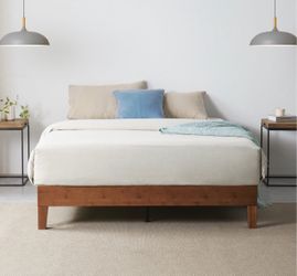 Queen bamboo modern bed