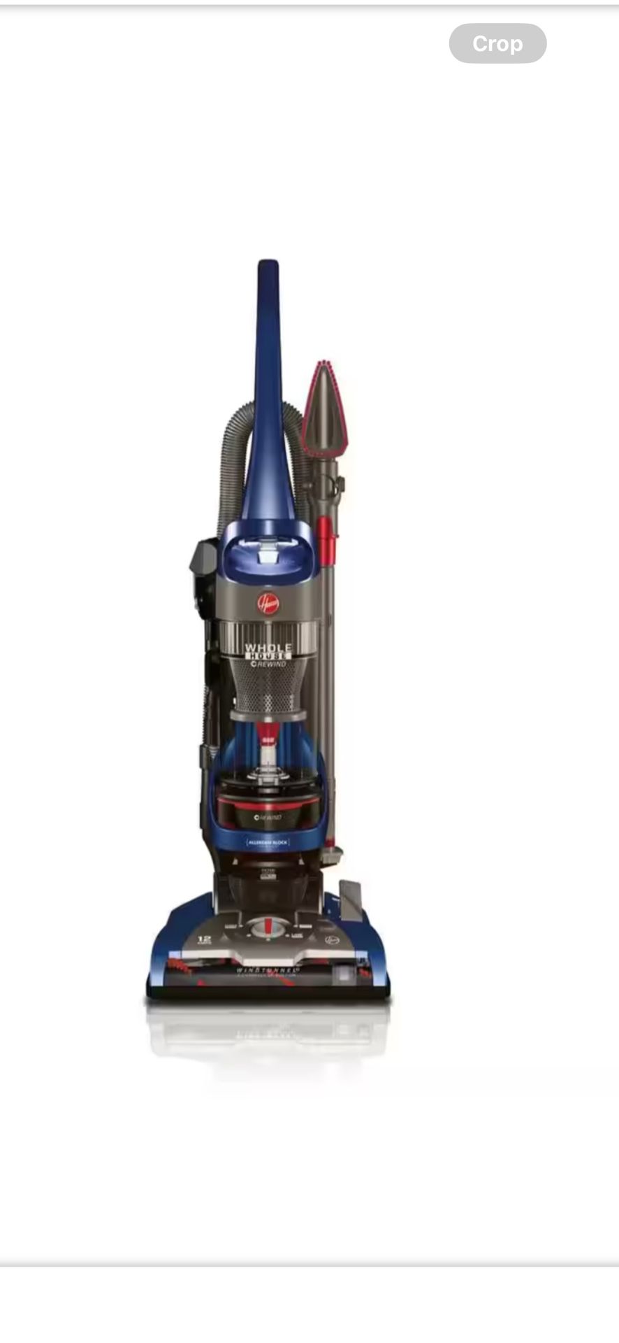 Rated HOOVER WindTunnel 2 Whole House Rewind Bagless Upright Vacuum Cleaner