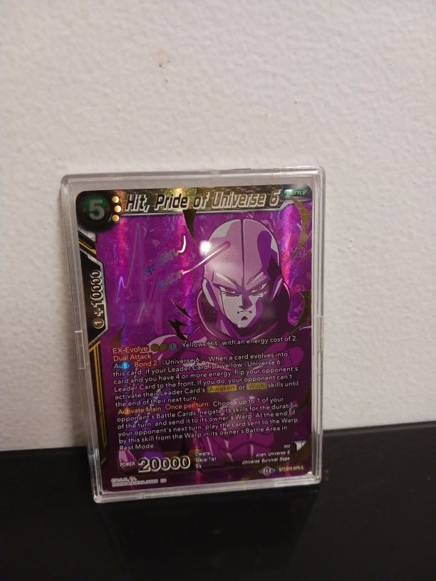 Dragon Ball Ccg Hit, Pride Of Universe 6 [Signed]