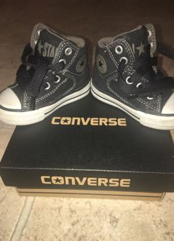 Infant black Converse Chuck Taylor